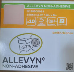  Allevyn Non-adh Habk Ragszn 15x15cm 10x