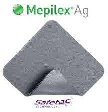 MEPILEX ag 6 x 8, 5 cm lágy szilikon habkötszer (27609)