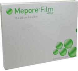  Mepore Film 15x20 Cm áttetsző Légáteresztő Poliuretán Film Kötszer 10db/doboz - doktorpatika