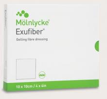 EXUFIBER 4, 5 x 10 cm polymer kötszer 10 db/doboz