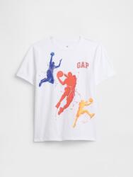 GAP Бебешка тениска с щампа Gap GAP | Byal | Момчешки | XS