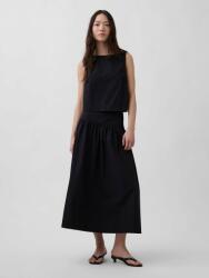 GAP Поплинова макси пола GAP GAP | Cheren | ЖЕНИ | XXS