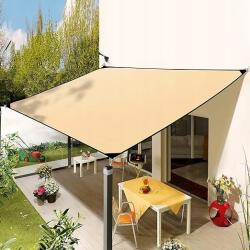  Jemulice napernyő, narancs és piros színek, 300 x 200 cm (12345)