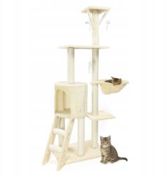  Macska kaparófa Magas Többszintes Werdano Pets 138 cm Bézs (5903728135885)