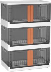  Játéktároló doboz fedővel, összecsukható, szervező, tároló 72l. Haixin (10-4130-9078)