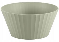 KESPER Gyümölcsös és salátástál, Ø 25 cm, műanyag, zöld Kesper 42621 (42621)