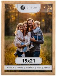 Ertom Fa képkeret 15x21 természetes modern üveg (Bergen 15x21 RAMKA Natural)