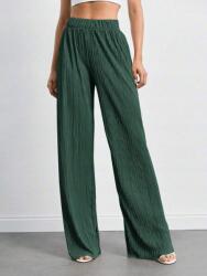 Shein Zöld Fodros Magas Derekú Nadrág (M) (612486)