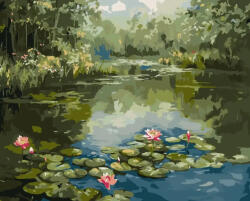 Alkotásutca Természet tükre - Számfestő készlet kereten 40x50