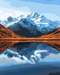 Alkotásutca Tükörhegy - Számfestő készlet kereten 40x50