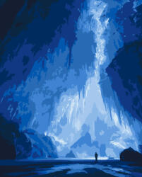 Alkotásutca Jégcsend - Számfestő készlet kereten 40x50