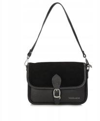 Toscanio Elegáns női postás táska kézitáska Toscanio F233 fekete (F233)