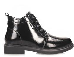 Loretta Vitale Kényelmes bőr női tornacipő Loretta Vitale W9934B Bk Patent (W9934B)