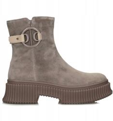 T. Sokolski Divatos velúr bézs platformos bakancs T. Sokolski Hw Z24-519 (HW Z24-519)