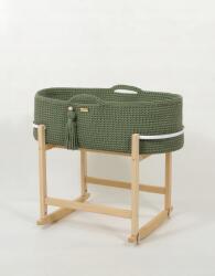 My Sweet Baby Mózeskosár Boho Handmade bölcsővel pisztáciás (5902366030712)