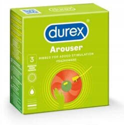 Durex 3 Bordázott óvszerek Durex Arouser (5010232964853)