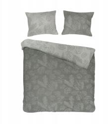 Darymex Pamut ágyneműhuzat Bahama Grey 220x200 Cottonlove Jacquard szürke levél mintás (5907761062993)