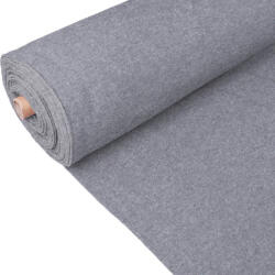 TifanTEX Țesătură tip trening, gri, periată, lățime 185 cm, 240 g/m2 (3795M3)