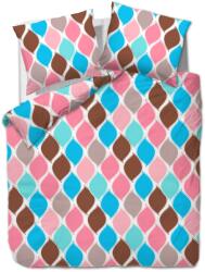 Darymex Pamut-szatén ágyneműhuzat 220x200 Satynlove fehér színes könnycseppek (1445/1)