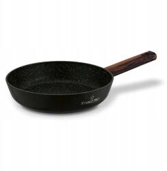 STARKE PRO Hagyományos Serpenyő Univerzális Mélysütés 20CM Fekete Indukciós Gáz (461207)