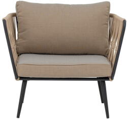 Bloomingville Bézs párnázott kerti fotel Pavone - Bloomingville