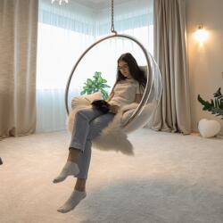 Casa Manuel Scaun suspendat, transparent/ auriu/ alb, BUBBLE TIP 1