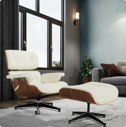 Casa Manuel Fotoliu clasic lounge EAMES cu taburet