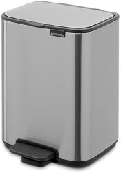 Brabantia Matt ezüstszínű acél pedálos szemetes 4 l Bo - Brabantia