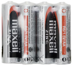 Maxell Elem 1, 5V AA -cink- R6P 4PK - 4 db / csomag (18710)