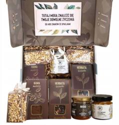 Green Touch Ajándékdoboz Szett Tea Kávé Méz Csokoládé Születésnap Évforduló