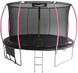 LEAN Toys Max 16ft fekete-rózsaszín trambulin (10654)