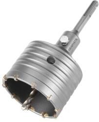 GRAPHITE Koronafúró, körkivágó, 80 mm, SDS Plus szárral és központfúróval (55H322)