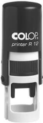 COLOP Bélyegző, kör, COLOP Printer R12 , fekete cserepárnával (01031200) - papir25