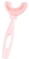 Verk Group Szilikon kézi fogkefe gyerekeknek - Rózsaszín (24329_R)