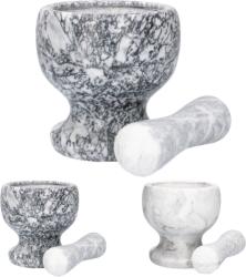 BackHomeLiving Fehér márvány mozsár 12, 5 x 12, 5 cm (WUI9816)