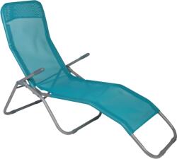 Garden Line Kék kerti nyugágy, állítható háttámlával, 137x58x24/H94 cm (LEZ7198)