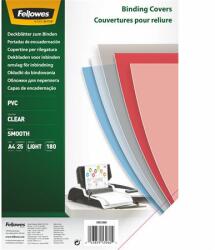 Fellowes Előlap, A4, 180 mikron, FELLOWES, víztiszta, 25 db (5380001) - papir25