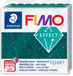 FIMO Gyurma, 57 g, égethető, FIMO Effect , csillámos zöld (8010-562) - papir25