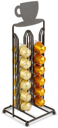 Bewello Nespresso kapszulatartó, 28 db, fekete (BW0998)