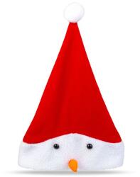 Family Karácsonyi mikulás sapka - Hóember mintával - 30 x 45 cm (58962)