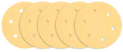GRAPHITE Tépőzáras csiszolópapír 225mm, K180, 5db, 6 lyukakkal az 59G264, 59G265 csiszológéphez (54H031)