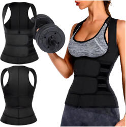 Real Neoprén fogyasztó fitness mellény női sauna hatással M méret (RC-K-1370)