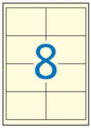 APLI Etikett, 97x67, 7 mm, színes, APLI, krémszínű, 160 etikett/csomag (11801) - papir25