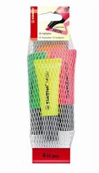 STABILO Szövegkiemelő készlet, 2-5 mm, STABILO Neon , 4 különböző szín (72/4-1)
