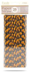 Family Papír szívószál - halloween - 197 x 6 mm - 25 db / csomag (57606)
