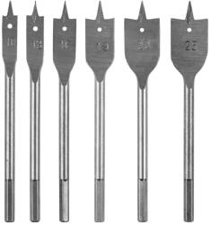 GRAPHITE Lapos marófúró készlet, 1/4" hatszög szár, 10, 13, 16, 19, 22, 25mm (54T515)
