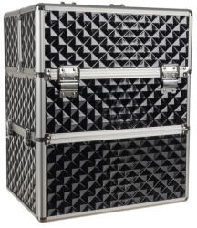 Soulima XL Kozmetikus táska - 42, 5x35x24, 5 cm - Fekete, ezüst (00022529)