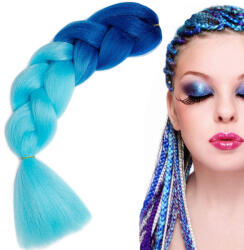 Verk Group Ombre színátmenetes szintetikus hajfonat kék árnyalatokban (18268_N)