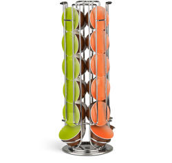 Bewello Fém kávékapszula tartó - 24 db Dolce Gusto kapszulához - króm (BW1001B)