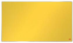 Nobo Textiltábla, széles képarány, 40 /89x50cm, alumínium keret, NOBO Impression Pro , sárga (1915430)